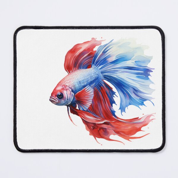 Item preview, Betta Splendens Watercolor Fish designed and sold by SchorlCraft.