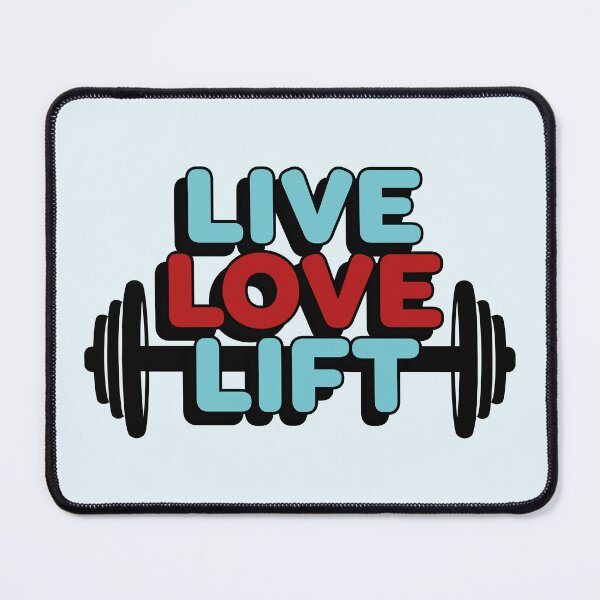 Item preview, Live, Love, Lift, weightlifting design designed and sold by Eenig.