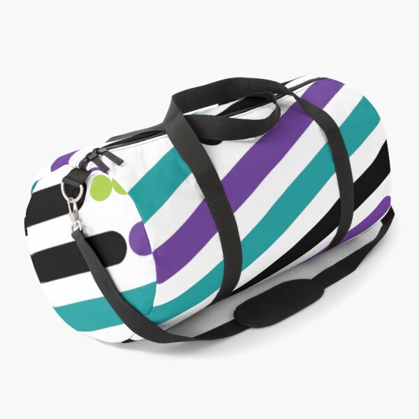 Item preview, teal and purple diagonal lines designed and sold by HelenDBVickers.