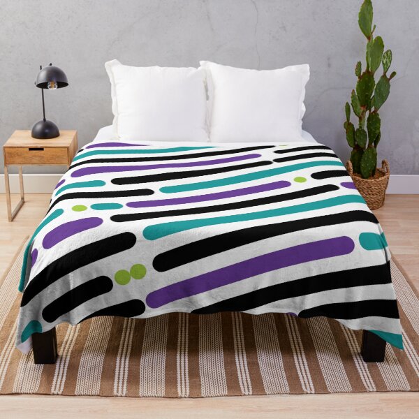Item preview, teal and  purple diagonal lines designed and sold by HelenDBVickers.