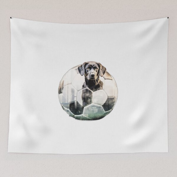 Item preview, Perro de fútbol 01 designed and sold by MySportsArt.