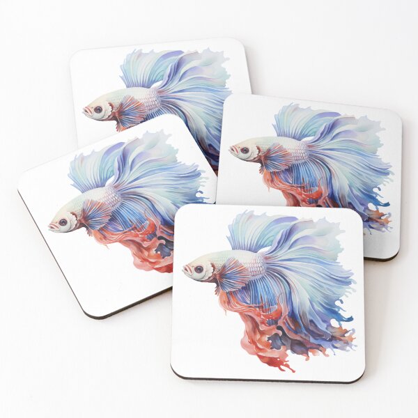 Item preview, Betta Splendens Watercolor Fish designed and sold by SchorlCraft.