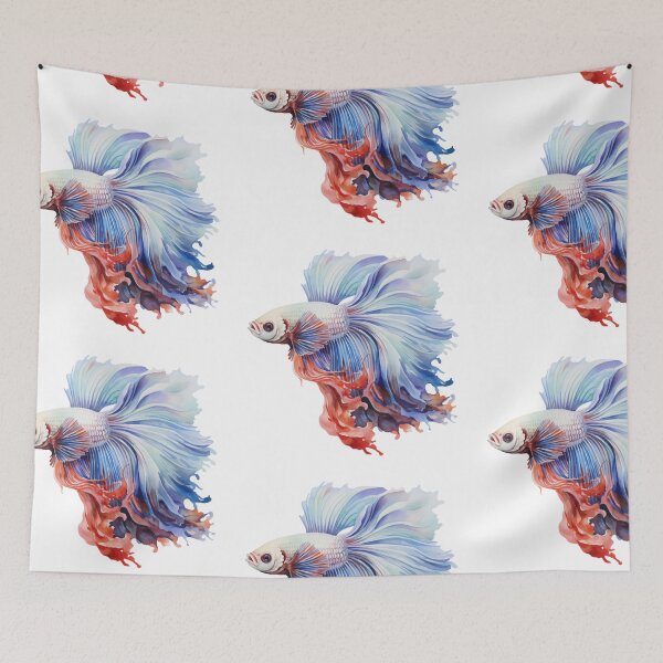 Item preview, Betta Splendens Watercolor Fish designed and sold by SchorlCraft.