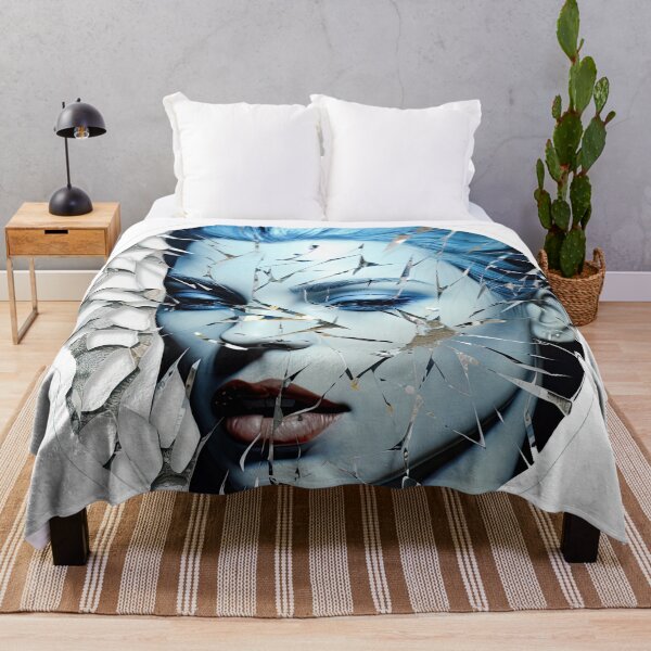 Item preview, Reflection of a girl in a broken mirror designed and sold by abmkf.