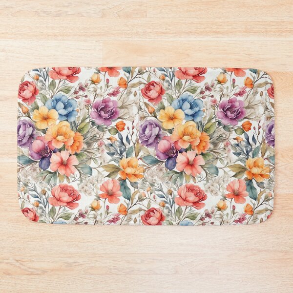 Item preview, Watercolor flowers seamless pattern background  designed and sold by Jayjaynaenae.