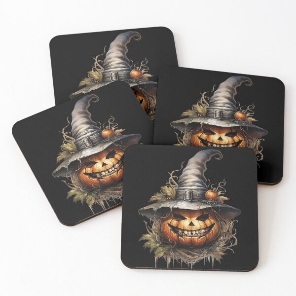 Item preview, Scary Carved Pumpkin Jack-o-Lantern Witch's Hat designed and sold by Sturdust.