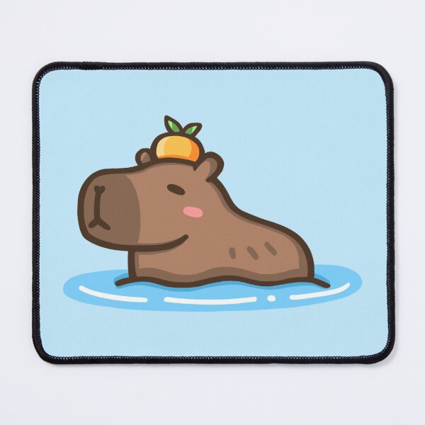 Item preview, Swimming Capybara Chilling designed and sold by devonazure.