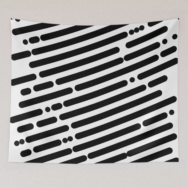 Item preview, Black diagonal lines for the purist designed and sold by HelenDBVickers.