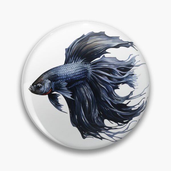 Item preview, Betta Splendens Watercolor Fish designed and sold by SchorlCraft.