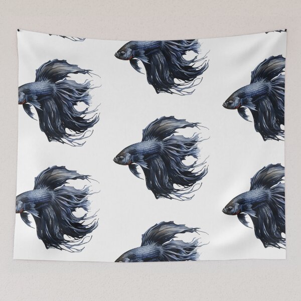 Item preview, Betta Splendens Watercolor Fish designed and sold by SchorlCraft.