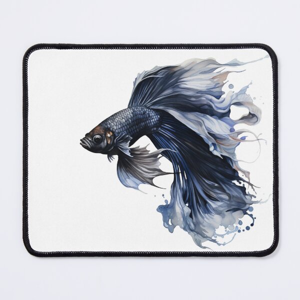 Artikelvorschau, Betta Splendens Aquarellfisch entworfen und verkauft von SchorlCraft.