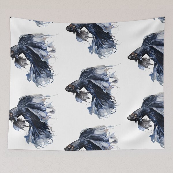 Item preview, Betta Splendens Watercolor Fish designed and sold by SchorlCraft.