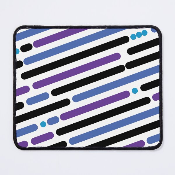 Item preview, Blue and purple diagonal lines designed and sold by HelenDBVickers.