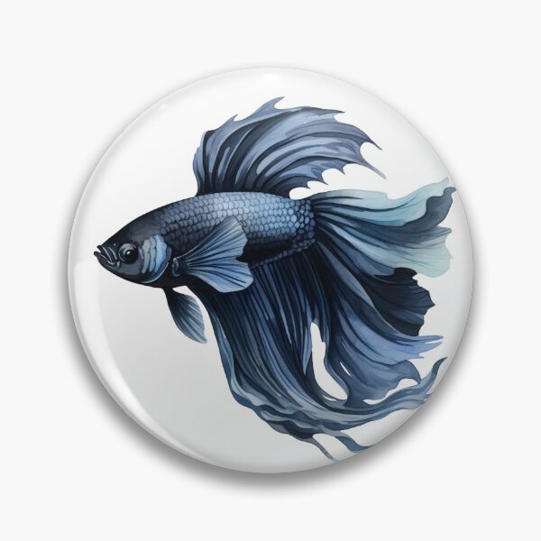 Item preview, Betta Splendens Watercolor Fish designed and sold by SchorlCraft.