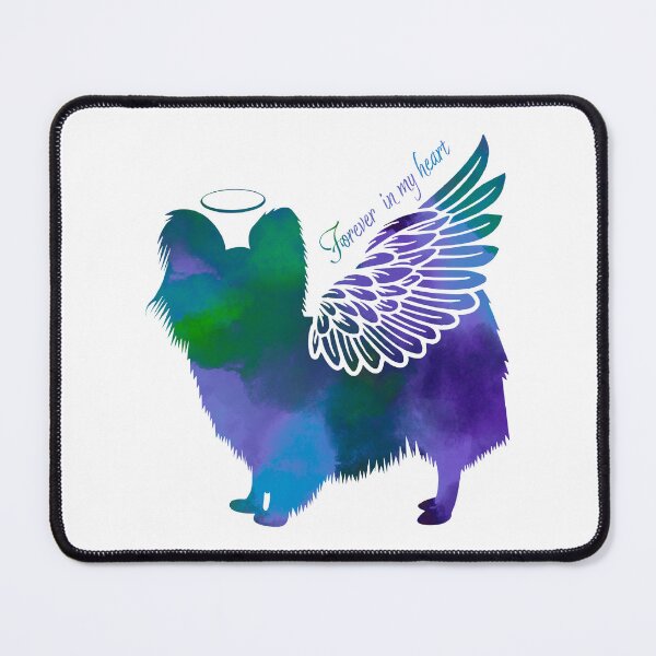 Item preview, Yorkshire Terrier Angel Wings Rainbow Bridge Pet Loss keepsakes designed and sold by ElizInspires.