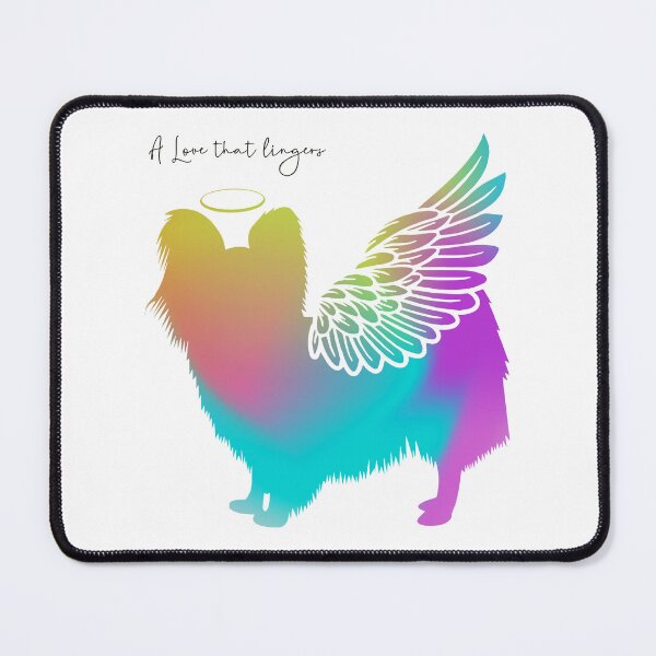 Item preview, Yorkshire Terrier Angel Wings Rainbow Bridge Pet Loss keepsakes designed and sold by ElizInspires.