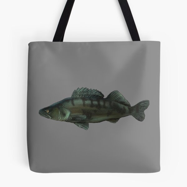 Item preview, Zander pikeperch designed and sold by InkFish Art.