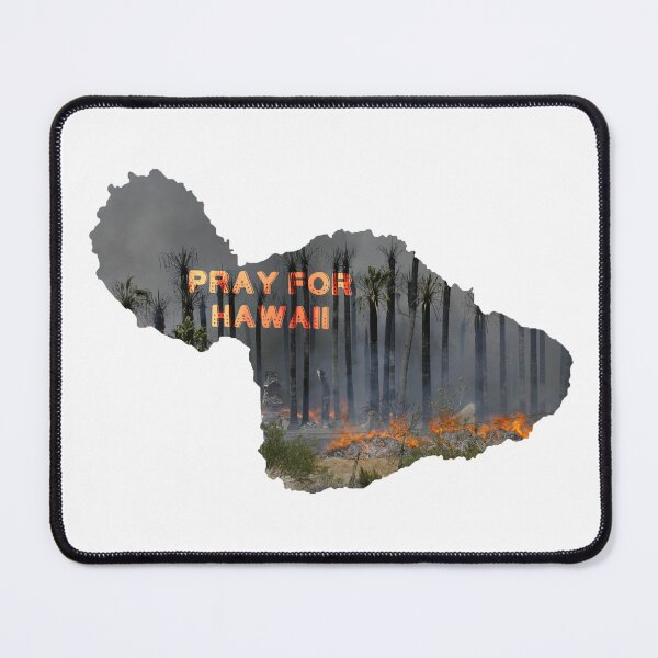 Item preview, From Smoke to Serenity: Praying for Hawaiis Wildfire Relief - pray for Hawaii designed and sold by EmeraldeaArt.