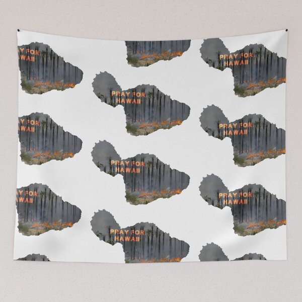 Item preview, From Smoke to Serenity: Praying for Hawaiis Wildfire Relief - pray for Hawaii designed and sold by EmeraldeaArt.