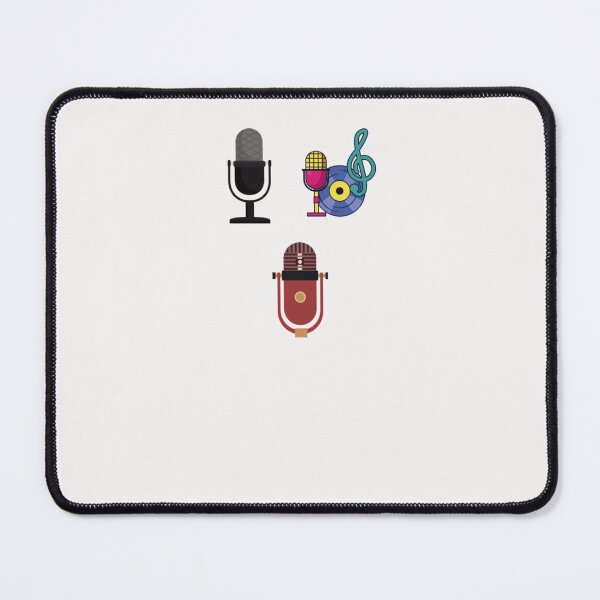 Item preview, Microphone Podcast Stickerss T-shirt designed and sold by AniahJonas.