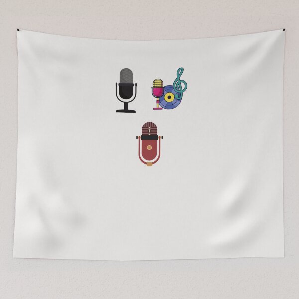 Item preview, Microphone Podcast Stickerss T-shirt   designed and sold by AniahJonas.