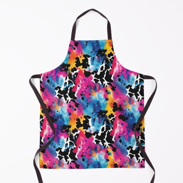Artikelvorschau, Kuhflecken und Batik-Aquarellmuster entworfen und verkauft von JDWCreations.