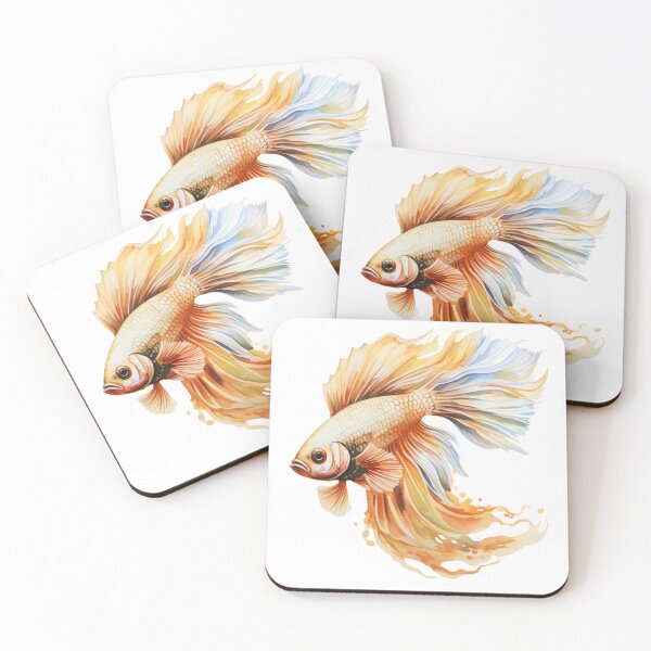 Item preview, Betta Splendens Watercolor Fish designed and sold by SchorlCraft.