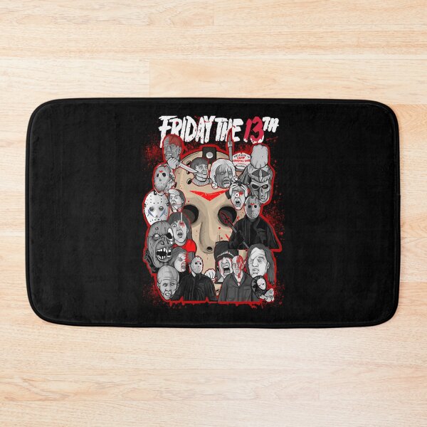 Item preview, Friday the 13th character collage  designed and sold by coolheartstudio.