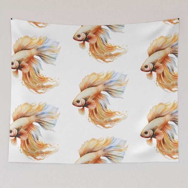 Item preview, Betta Splendens Watercolor Fish designed and sold by SchorlCraft.