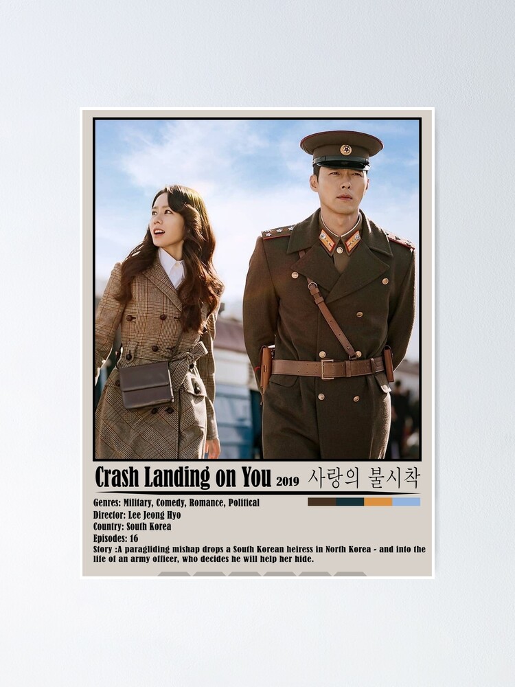 Crash Landing On You Son Ye Jin Hyun Bin Movie Wall Art Home