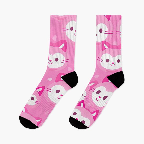 Item preview, Hot Pink Cute Street Cats - Kawaii Pattern designed and sold by AeonAcademy.