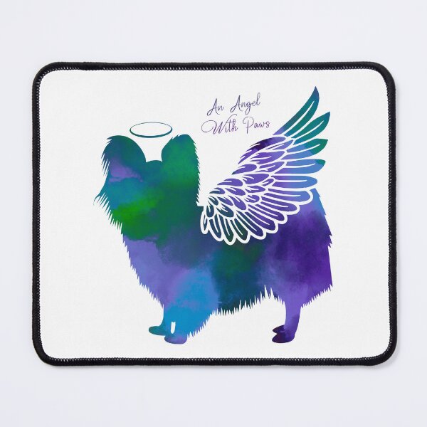 Item preview, Yorkshire Terrier Angel Wings Rainbow Bridge Pet Loss keepsakes designed and sold by ElizInspires.