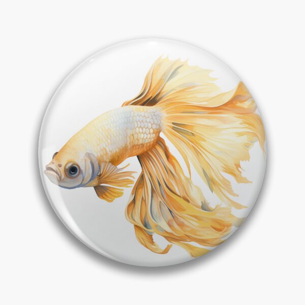 Item preview, Betta Splendens Watercolor Fish designed and sold by SchorlCraft.