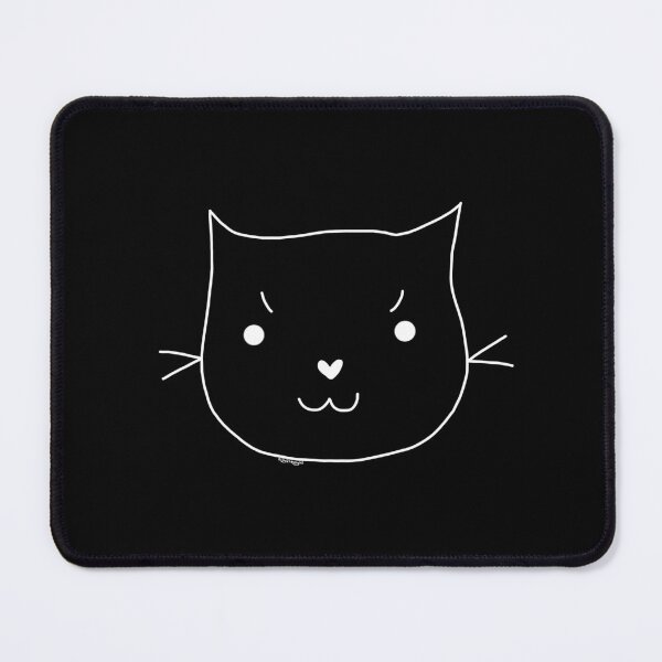 Item preview, Determined Cartoon Cat (White) designed and sold by SillyStarlight.