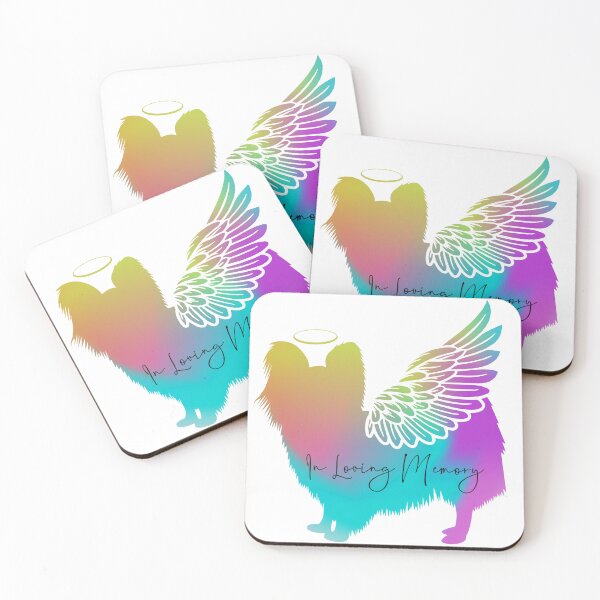 Item preview, Yorkshire Terrier Angel Wings Rainbow Bridge Pet Loss keepsakes designed and sold by ElizInspires.