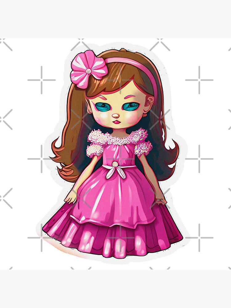 KALPASAKHI PRODUCTS Cartoon BARBIE DOLL Printed Gift For Kids