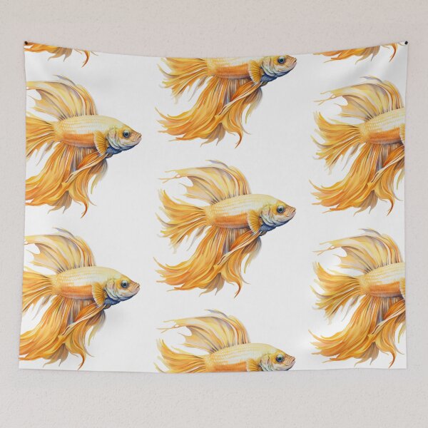 Item preview, Betta Splendens Watercolor Fish designed and sold by SchorlCraft.