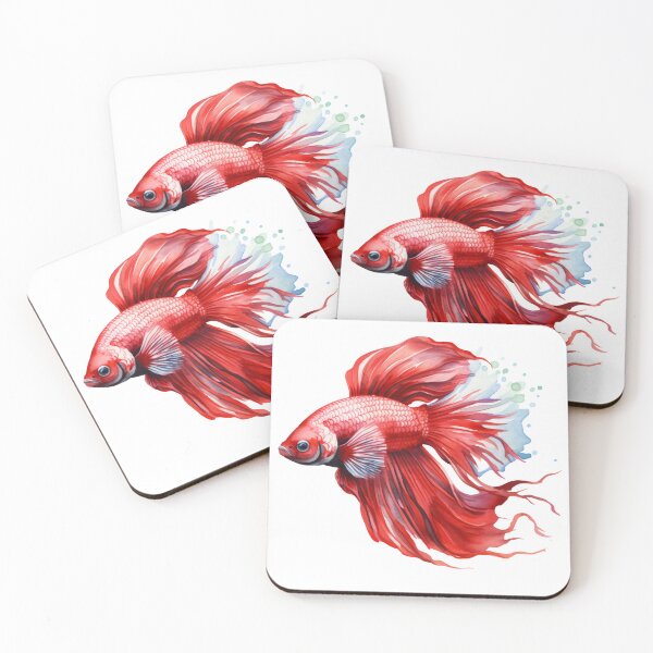 Item preview, Betta Splendens Watercolor Fish designed and sold by SchorlCraft.