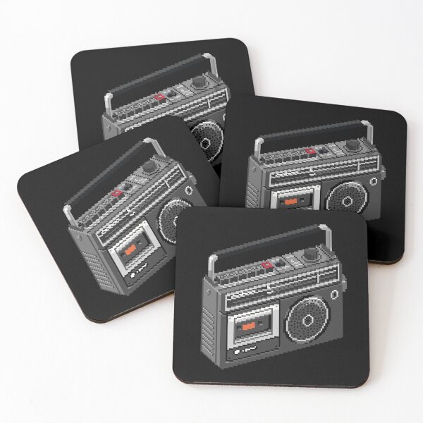 Item preview, Cassette player boombox Pixel art designed and sold by liuxpixel.