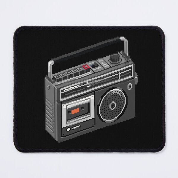 Item preview, Cassette player boombox Pixel art designed and sold by liuxpixel.