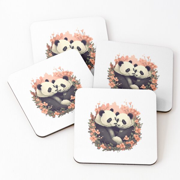 Item preview, Adorable Panda Hugs: Cozy Embrace of Cuddly Friends designed and sold by hamishby.