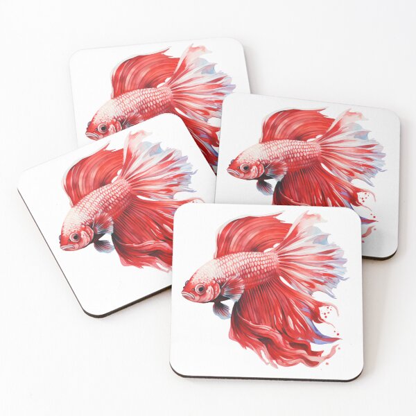Item preview, Betta Splendens Watercolor Fish designed and sold by SchorlCraft.