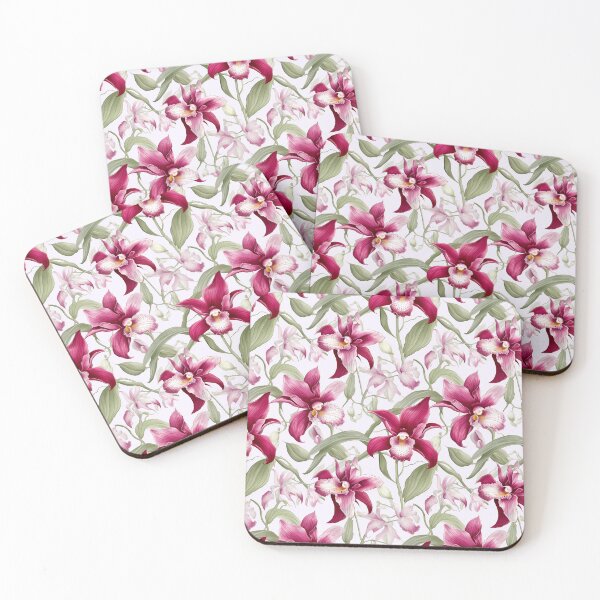 Item preview, Vintage Orchid flower pattern designed and sold by Vindbult.