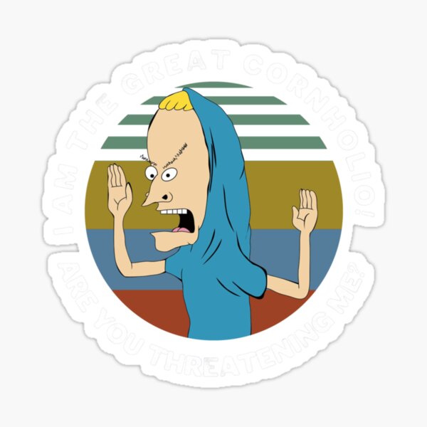 Item preview, Beavis I Am The Great Cornholio Are You Threatening Me   designed and sold by SaltyCulthf.