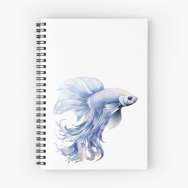Item preview, Betta Splendens Acuarela Pez designed and sold by SchorlCraft.