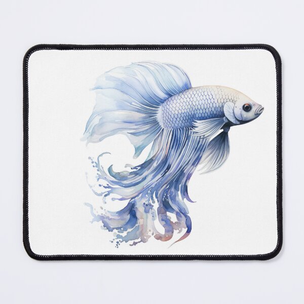 Item preview, Betta Splendens Acuarela Pez designed and sold by SchorlCraft.