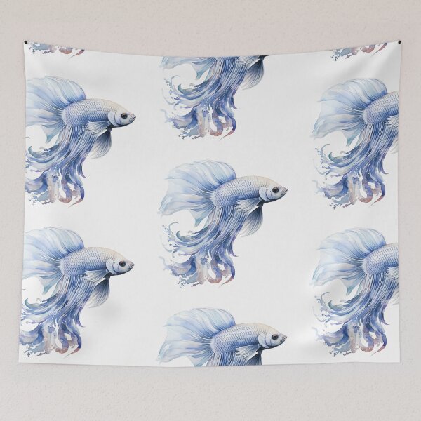 Item preview, Betta Splendens Watercolor Fish designed and sold by SchorlCraft.