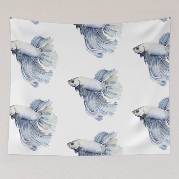 Item preview, Betta Splendens Watercolor Fish designed and sold by SchorlCraft.