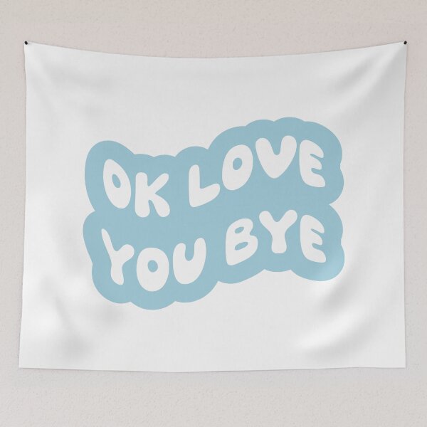 Item preview, ok love you bye (blue) - olivia dean designed and sold by Aesthetic Crew.