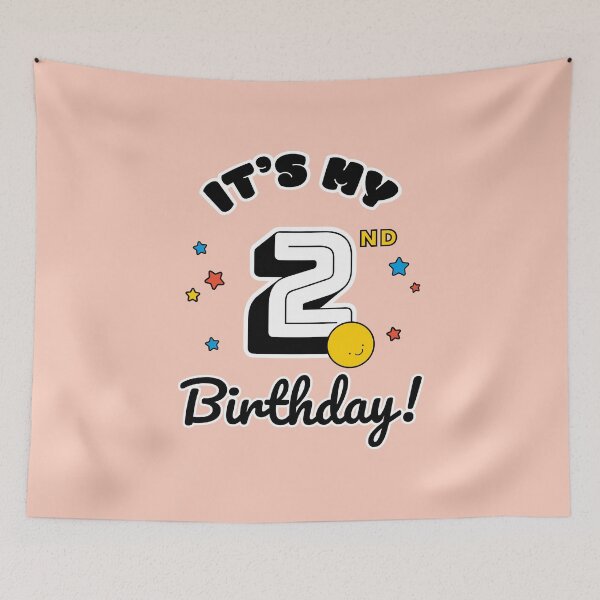 Item preview, Two Year Old Birthday - Happy Birthday - Birthday Party designed and sold by SallySunday.